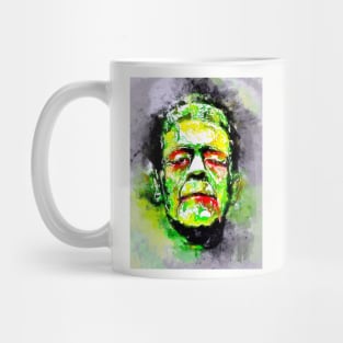 Watercolor Frankenstein Monster Mug